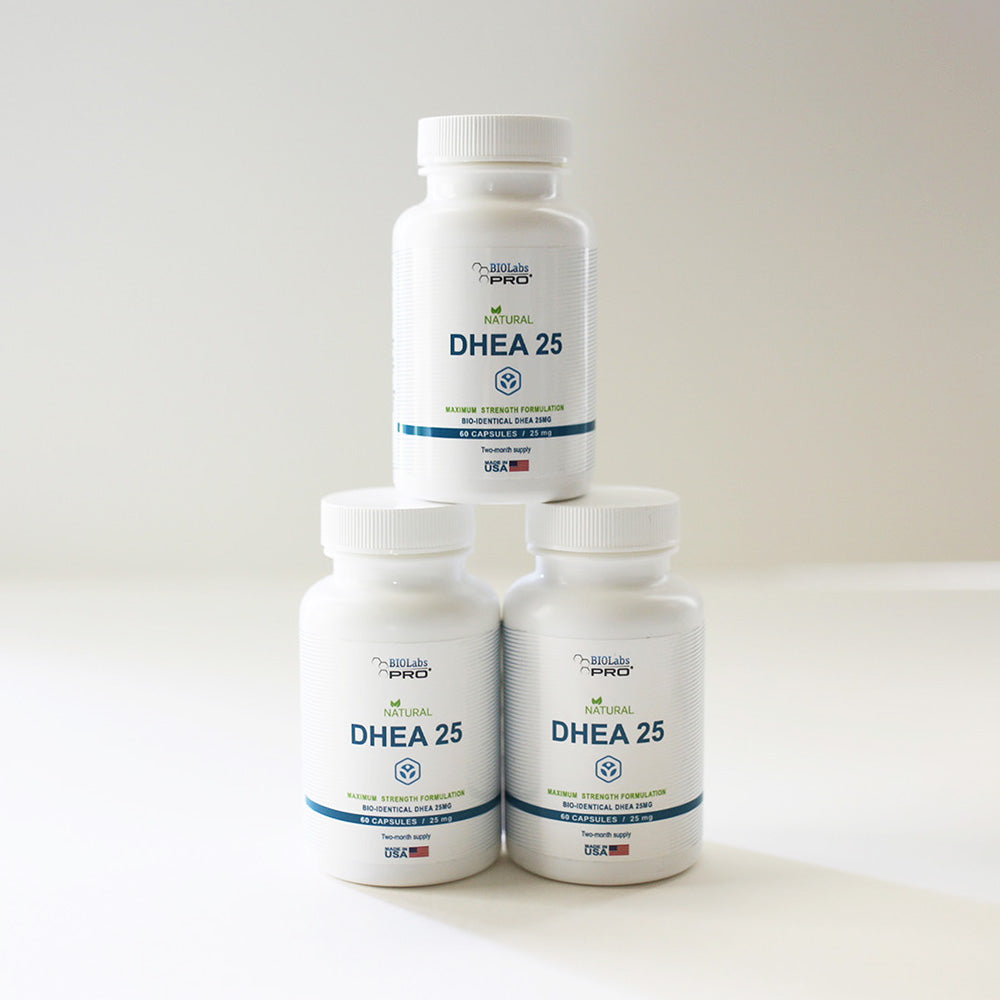 DHEA 25MG PROFESSIONAL STRENGTH ORAL SUPPLEMENT - 60CT 2 MONTH SUPPLY