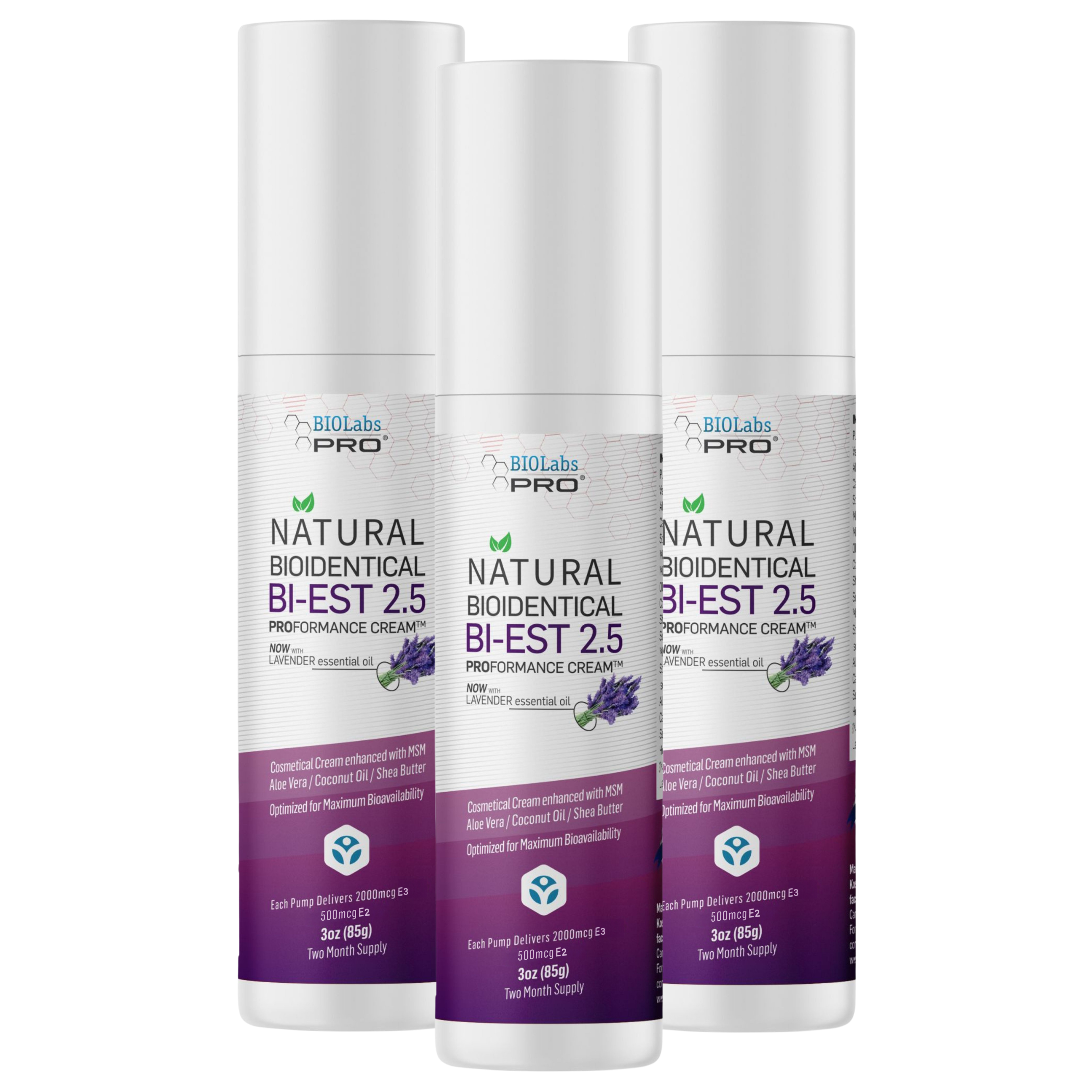 BIOLabs PRO Natural Bi-Est 2.5 LAVENDER 3oz (3-pack bundle) 6