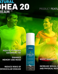 BIOLabs PRO Natural DHEA 20MG CREAM 3oz (3-pack bundle) 6 month Supply!