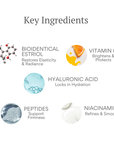 BIOBeauty Revive Day Cream – Maximum Strength Estriol .3% Face Cream with Vitamin C, Hyaluronic Acid