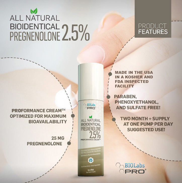 BIOLabs PRO® Natural Pregnenolone Cream