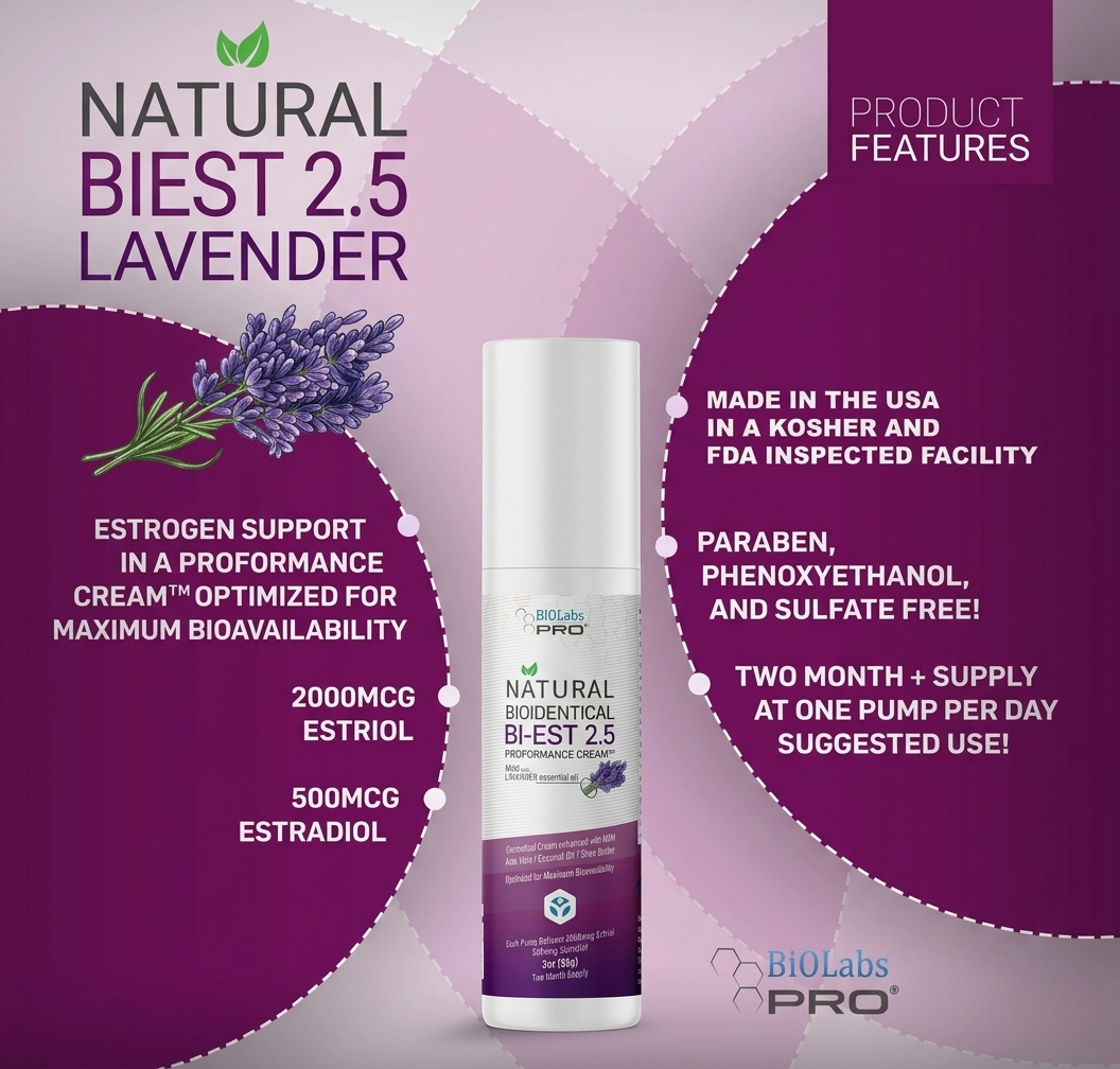BIOLabs PRO Natural Bi-Est 2.5 LAVENDER 3oz (3-pack bundle) 6