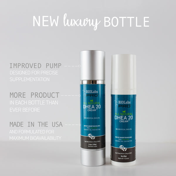 BIOLABS PRO® NATURAL DHEA 20 CREAM 3.6oz BIOLabs PRO® Smarter