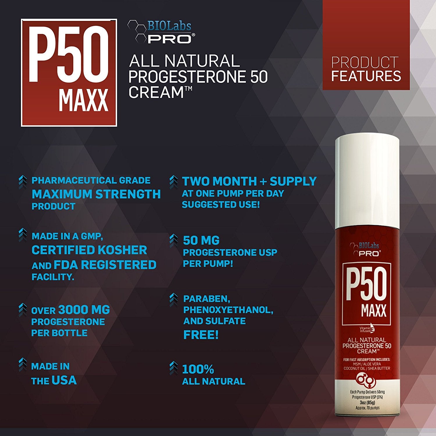 BIOLabs PRO® Natural P50 MAXX