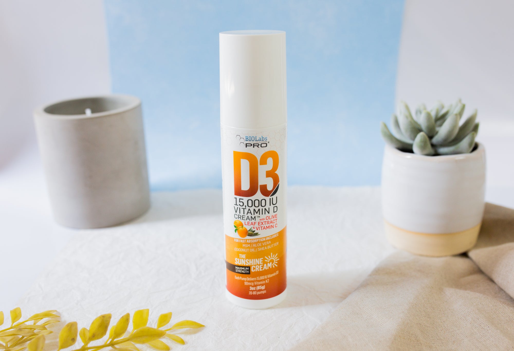 BIOLabs PRO® Natural 15000 IU Vitamin D Cream