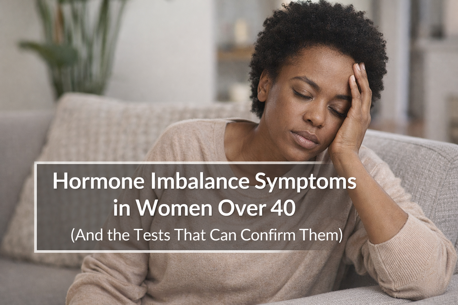 Hormone Imbalance Symptoms in Women Over 40 (And the Tests That Can Confirm Them)