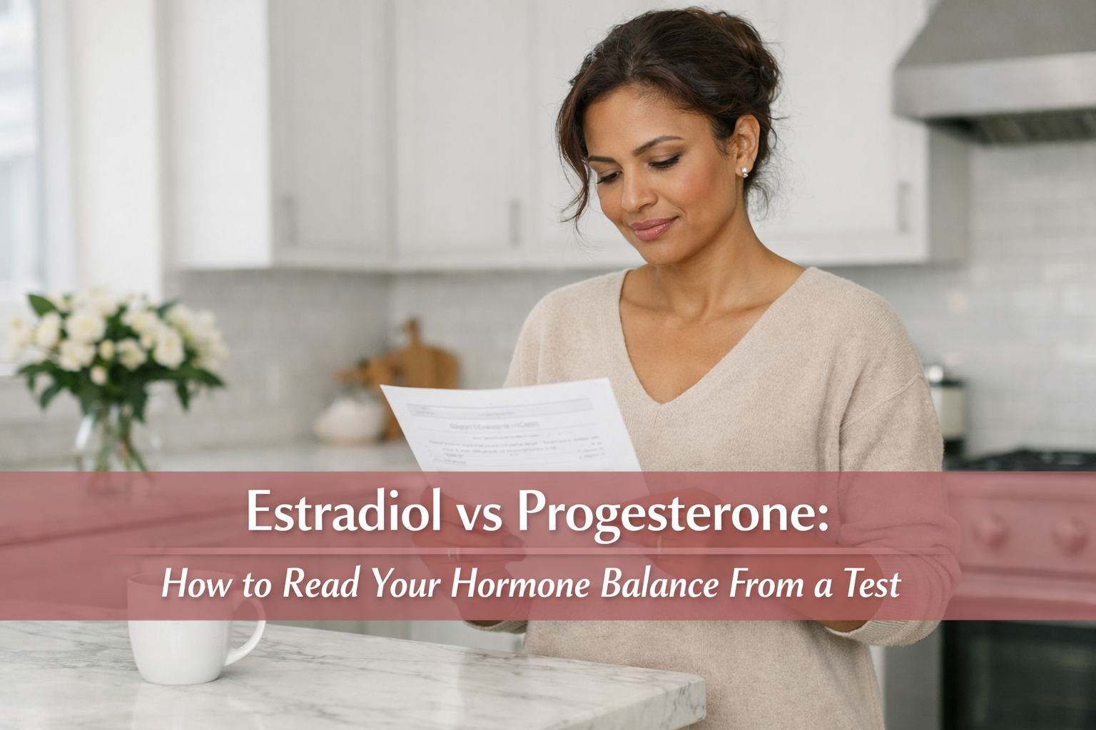 Estradiol vs Progesterone: How to Read Your Hormone Balance From a Test