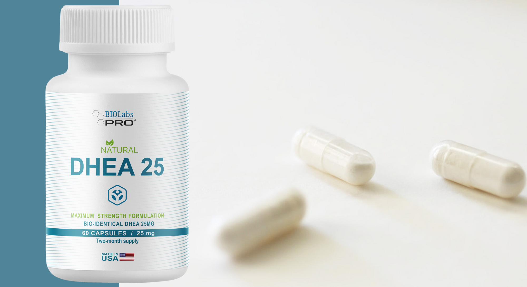 Introducing BIOLabs PRO’s DHEA 25mg Supplement: A Key Step Toward Hormonal Balance for Men and Women