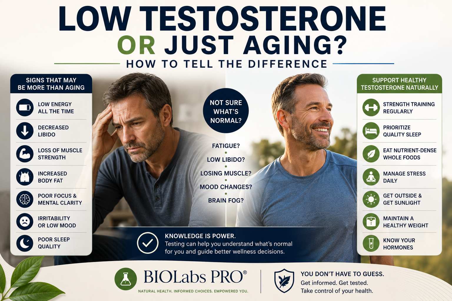 Low Testosterone or Just Aging? How to Tell the Difference