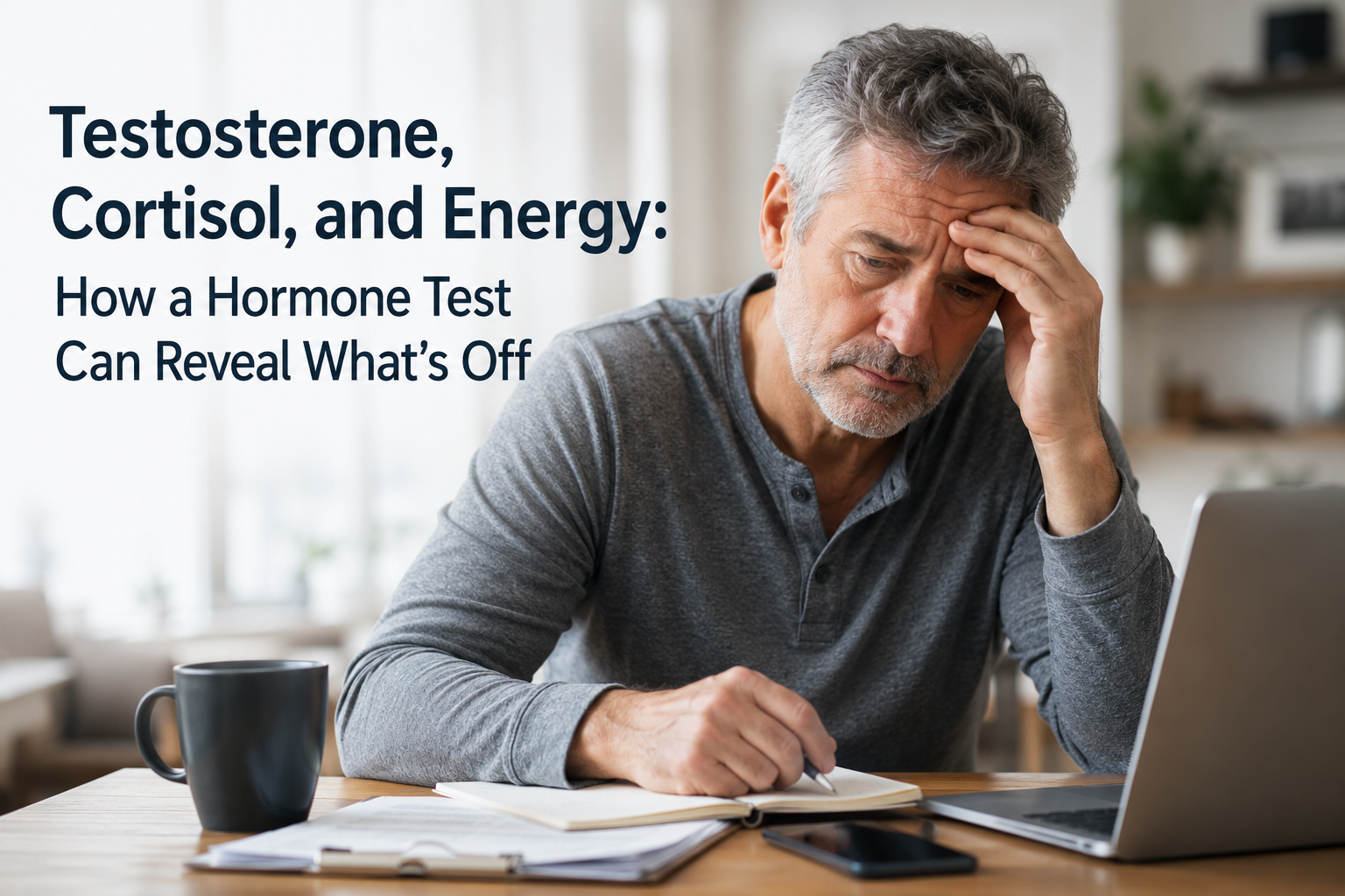 Testosterone, Cortisol, and Energy: How a Hormone Test Can Reveal What’s Off