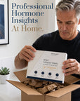 BIOInsight Advanced Male Vitality Panel by BIOLabs PRO, At Home Hormone Wellness Test for Men, Testosterone Cortisol Thyroid DHEA-S DHT SHBG, Personalized Hormone Blueprint Report, USA Lab Tested