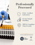 BIOInsight Advanced Male Vitality Panel by BIOLabs PRO, At Home Hormone Wellness Test for Men, Testosterone Cortisol Thyroid DHEA-S DHT SHBG, Personalized Hormone Blueprint Report, USA Lab Tested