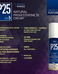 BIOLabs PRO Natural P25 CREAM 3oz (3-pack bundle) 6 month Supply!