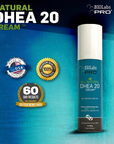BIOLabs PRO Natural DHEA 20MG CREAM 3oz (3-pack bundle) 6 month Supply!