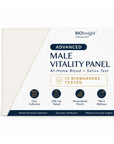 BIOInsight Advanced Male Vitality Panel by BIOLabs PRO, At Home Hormone Wellness Test for Men, Testosterone Cortisol Thyroid DHEA-S DHT SHBG, Personalized Hormone Blueprint Report, USA Lab Tested