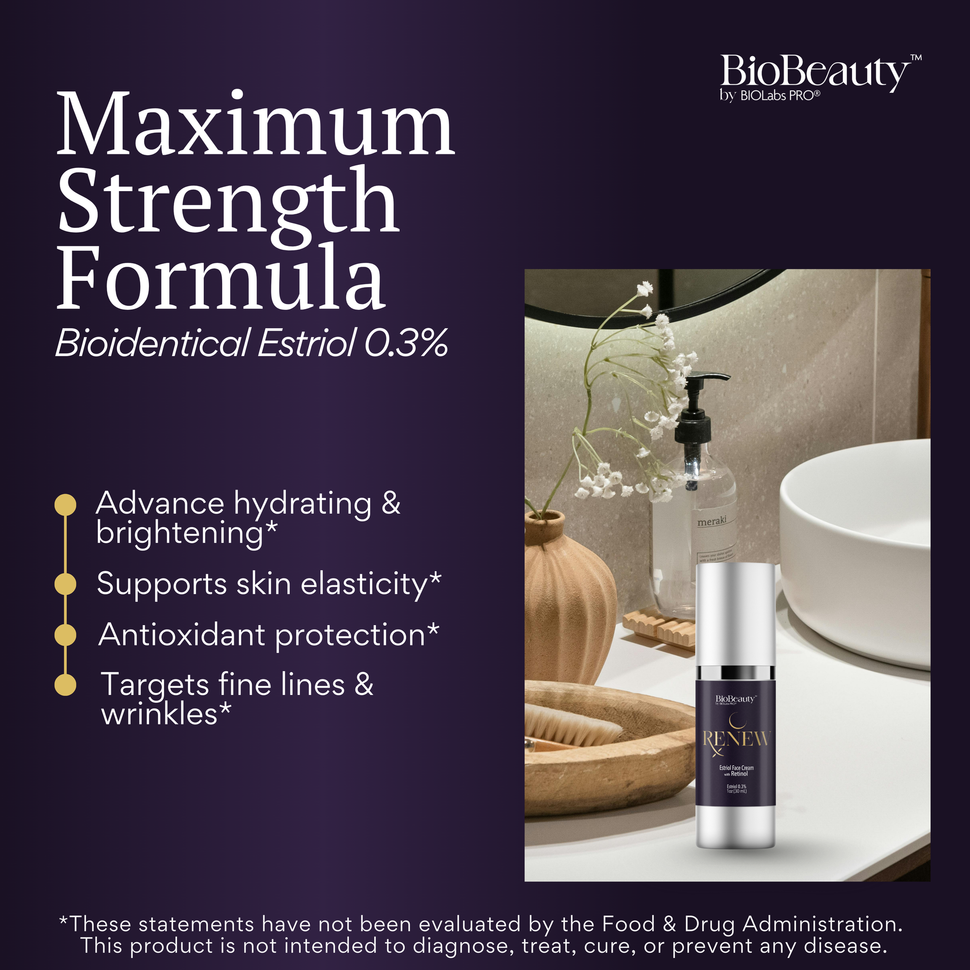 BIOBeauty REVIVE and RENEW X Beauty Bundle .3% Estriol Day and Night Creams