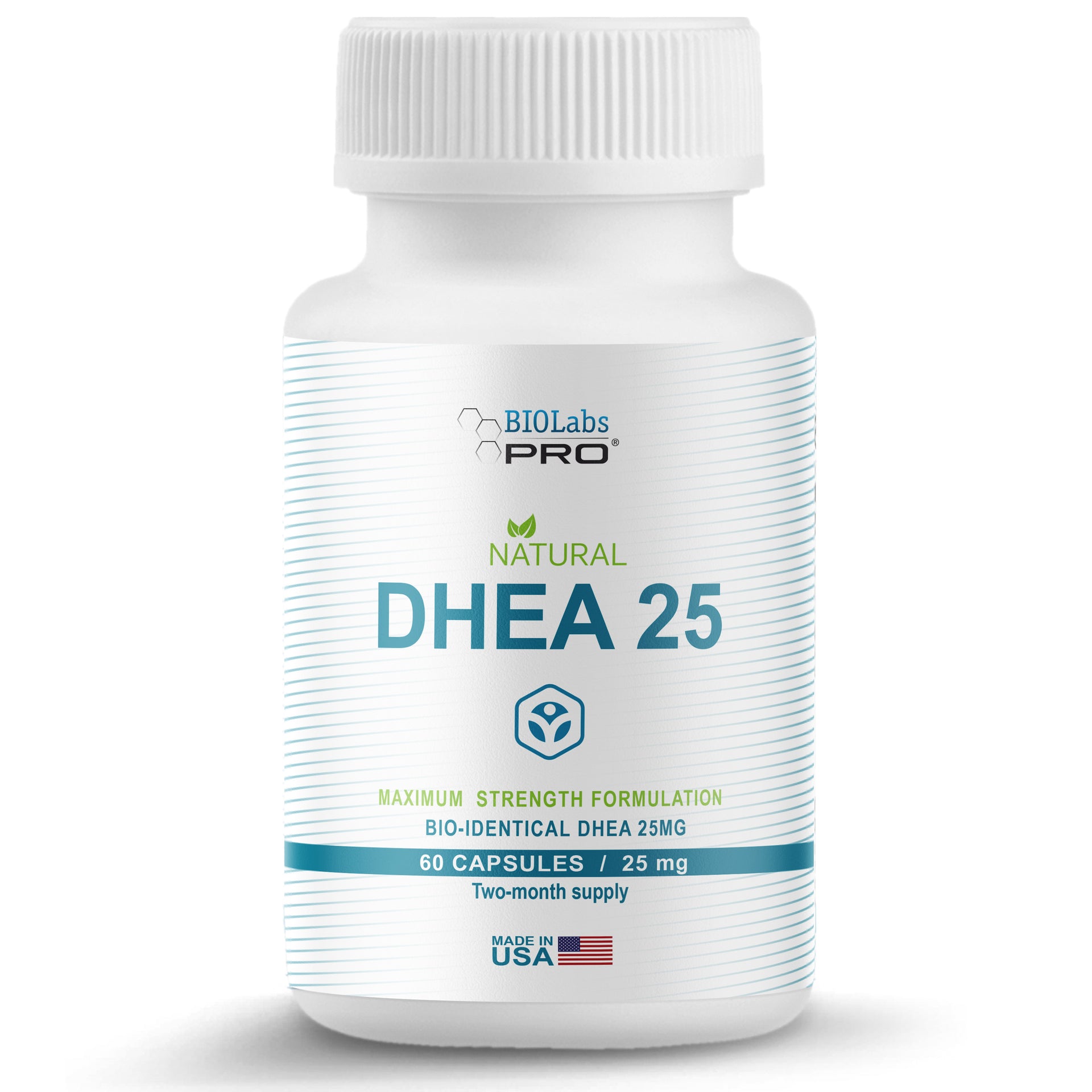 DHEA 25MG PROFESSIONAL STRENGTH ORAL SUPPLEMENT - 60CT 2 MONTH SUPPLY