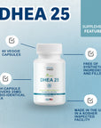 DHEA 25MG PROFESSIONAL STRENGTH ORAL SUPPLEMENT - 60CT 2 MONTH SUPPLY