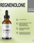 Pregnenolone Oil - PROFESSIONAL STRENGTH / 4MG Pregnenolone OIL