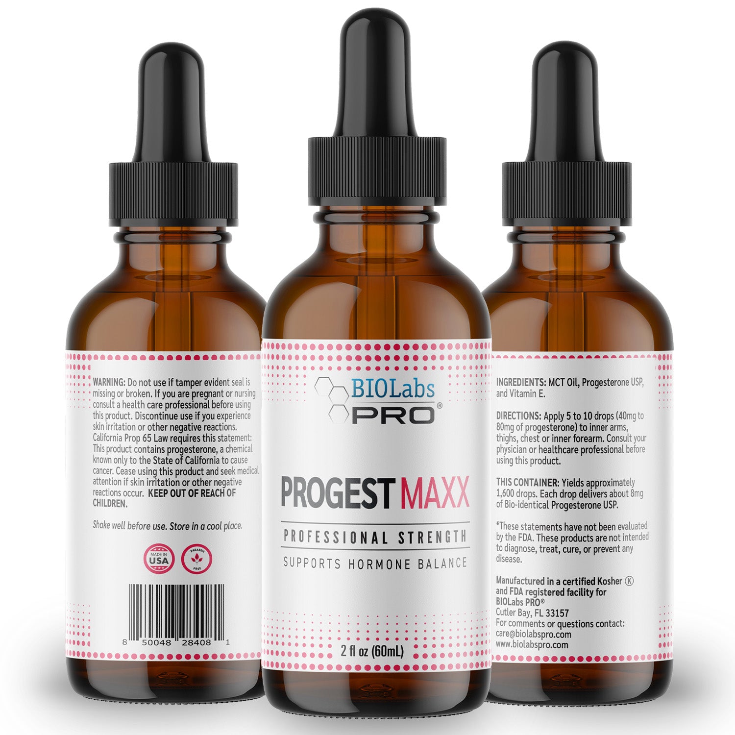 PROGEST MAXX - PROFESSIONAL STRENGTH 8mg PROGEST OIL