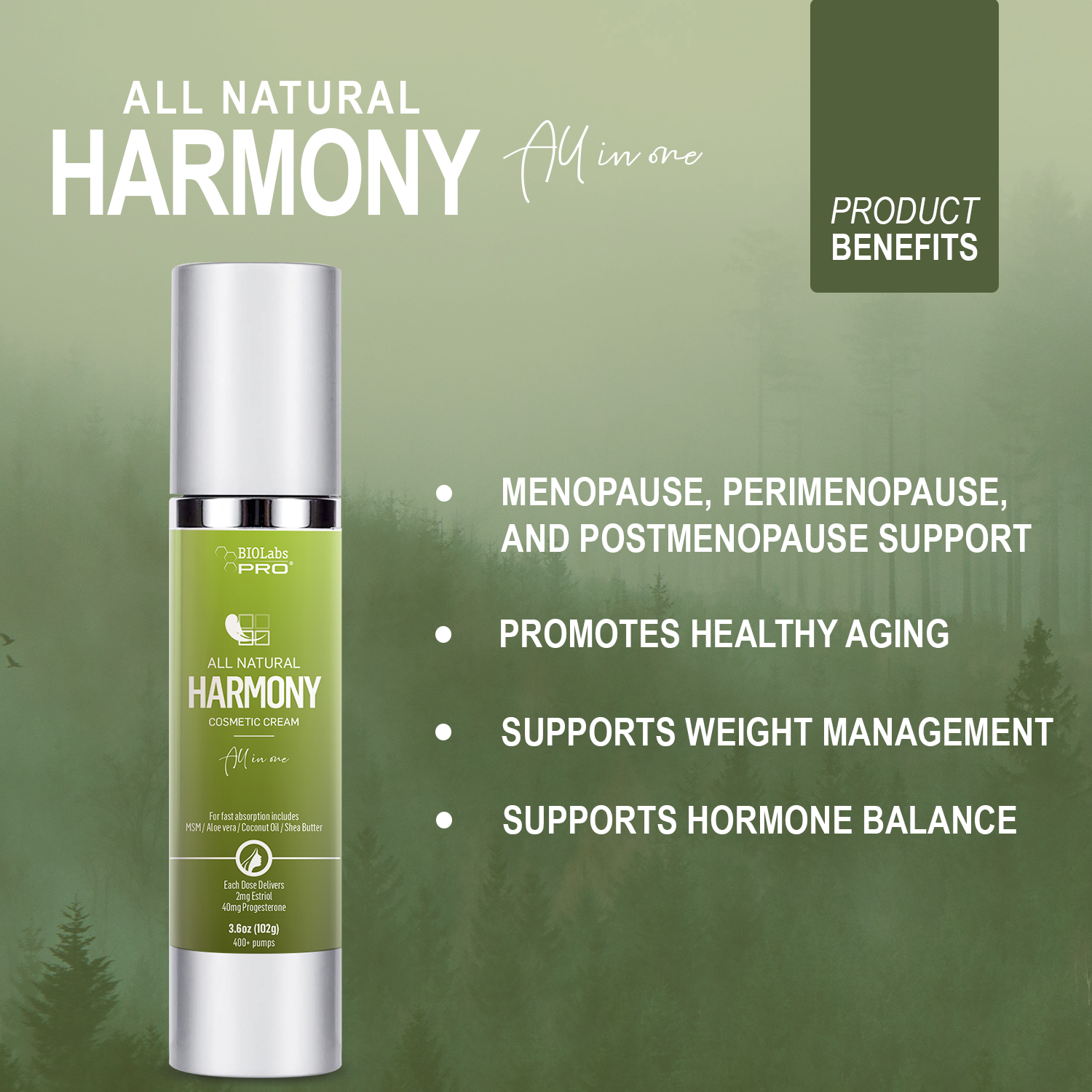 BIOLabs PRO Natural Harmony Cream