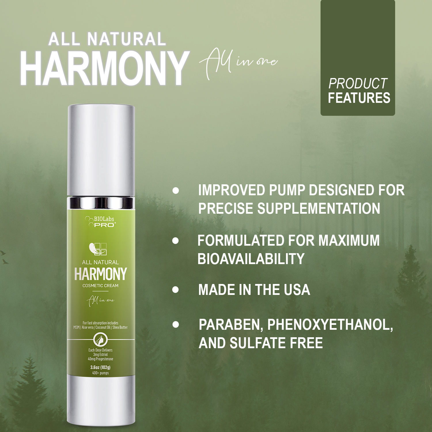 BIOLabs PRO Natural Harmony Cream