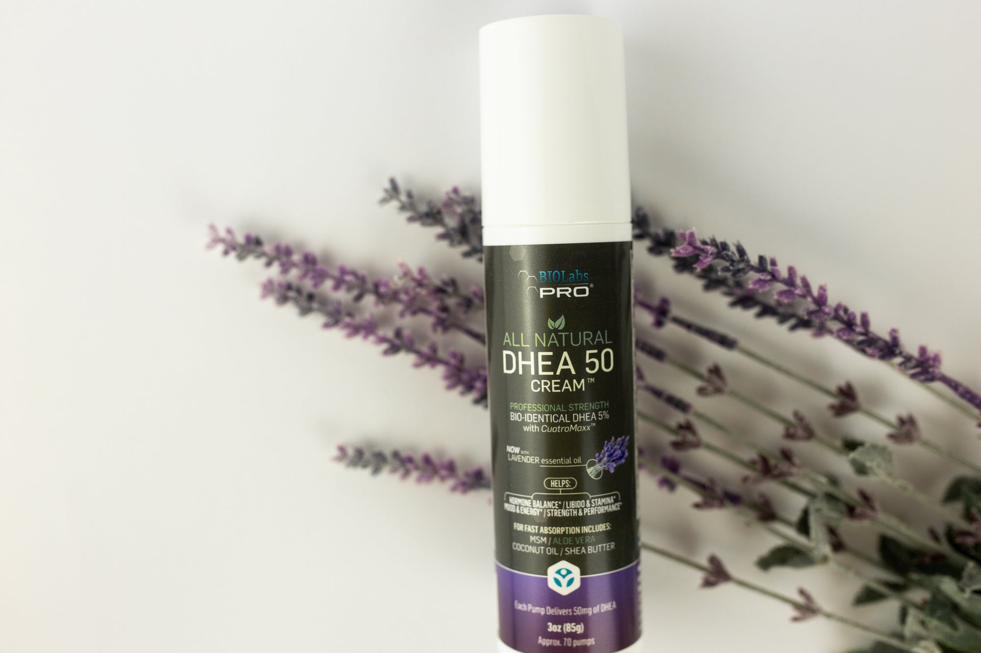 BIOLabs PRO® Natural 50mg Dhea Cream (Lavender)